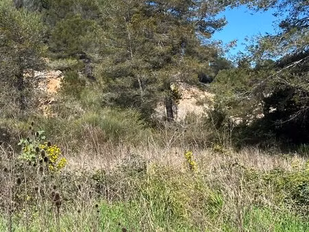 mougins au calme - terrain constructible avec permis pour 2 villas