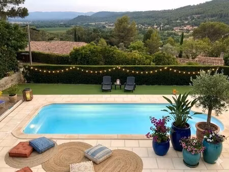 taradeau – maison familiale avec vue panoramique et piscine