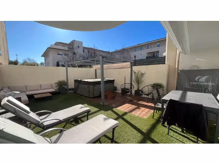 aix la duranne appartement t5 120 m2 avec jardin 50m2 et 2 stationnements