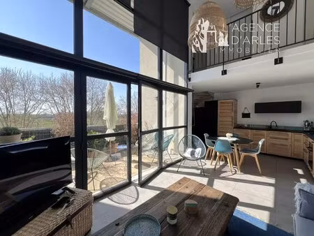 arles – duplex lumineux contemporain 84 m²  3 chambres  terrasse et parking