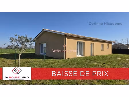 vente maison 3 pièces 72 m² à meilhan-sur-garonne (47180)  169 400 €