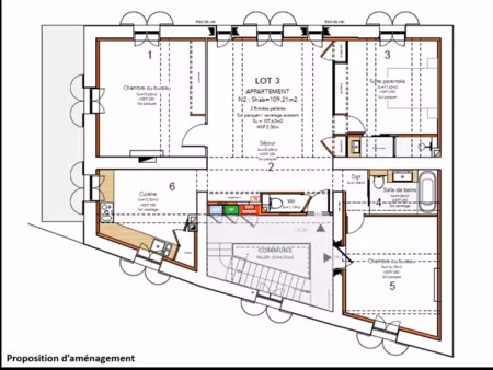 appartement à vendre poleymieux au mont d'or 4 pièce(s) 108m2 245 000€