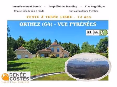 vente à terme libre sur 144 mois - orthez (64300)