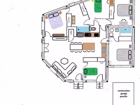 villa gallargues le montueux 5 chambres + piscine