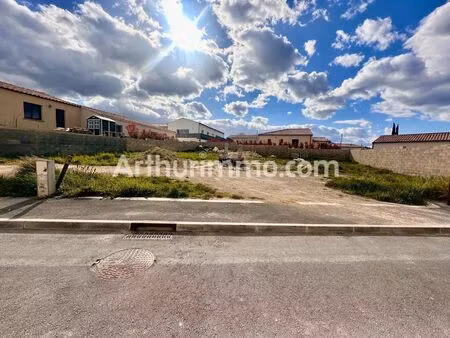 vente terrain 575 m2 à cruzy