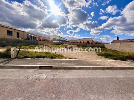 vente terrain 575 m2 à cruzy