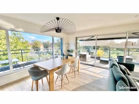 duplex attique 5p d'exception à saint-louis aux portes de bâle et du campus novartis