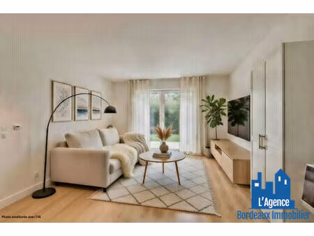 exclusivité ! gradignan - appartement type 2 d'environ 42 m² avec un jardin + place de par