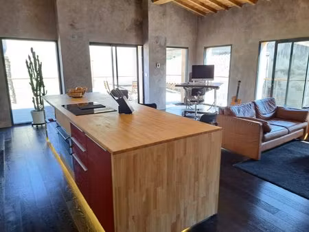 belle maison contemporaine  rénovation haut de gamme  atelier et jardinet