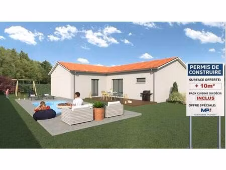 terrain avec maison neuve à vendre