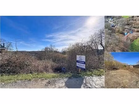 terrain à bâtir à vendre à plein sud hastière (vbe03022)