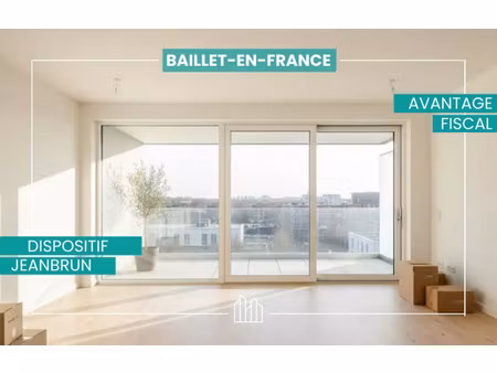 vente appartement neuf 1 pièces 34m2 baillet-en-france - 187900 € - surface privée