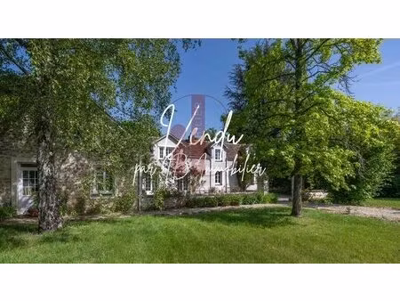 bourron marlotte - sud fontainebleau - longere de charme de 284 m² avec jardin arbore de..