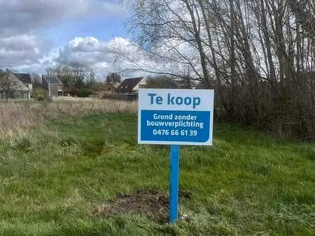 bouwgrond voor halfopen bebouwing