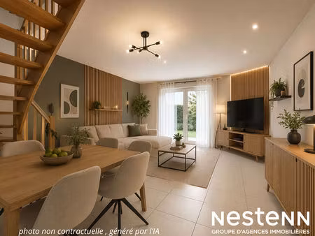 appartement de 86m² - triplex - betschdorf - 3 chambres - terrasse  jardin  garage  parkin