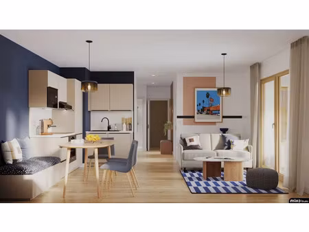 vente appartement 2 pièces 53.18 m² à anglet (64600)  318 100 €