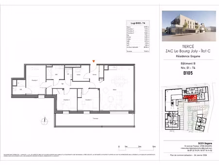 vente appartement 4 pièces 89 m² à tiercé (49125)  329 000 €