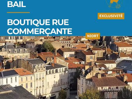 vente commerce 50 m² niort (79000)