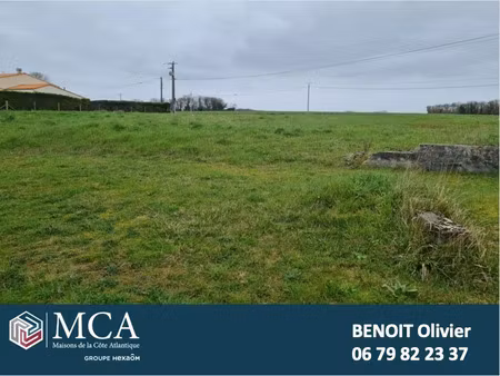 vente terrain 520 m² à nieul-lès-saintes (17810)  38 800 €