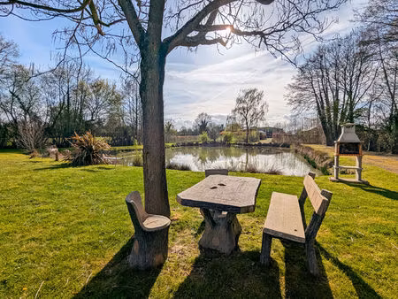 terrain de loisirs 7000m² et son étang à retiers.