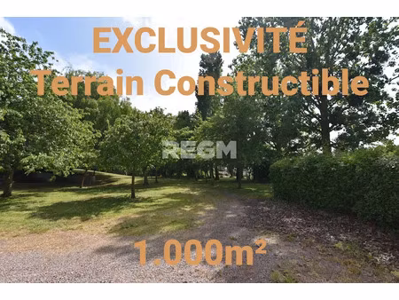 vente terrain 1000 m² à evrecy (14210)  75 000 €