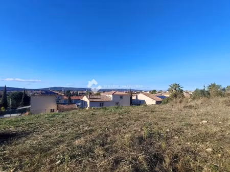 vente terrain 677 m² à gigean (34770)  319 000 €