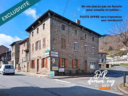 vente immeuble 228 m² à bourg-argental (42220)  159 000 €