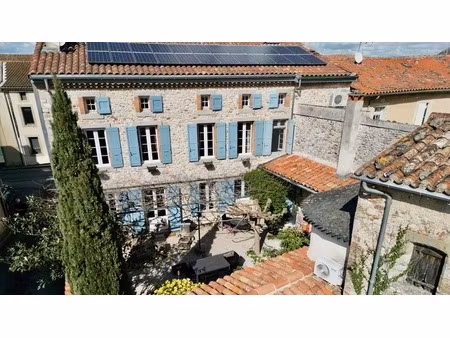 dourgne centre — maison de maître en pierre — 360 m² — 9 chambres — gîte indépendant