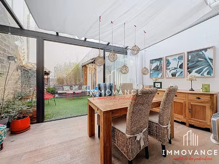 maison de village de 115m2 avec jardin  véranda et 3 chambres