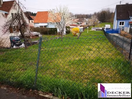 en vente terrain constructible 2 85 ares – 35 000 € |ingwiller