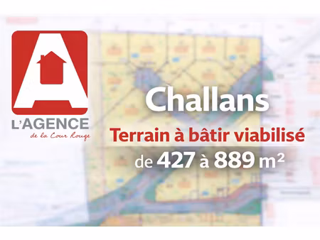 terrain viabilisé 427 m2 challans