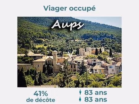 viager occupé - appartement t3 de 88 m2 - monsieur 83 ans  madame 83 ans