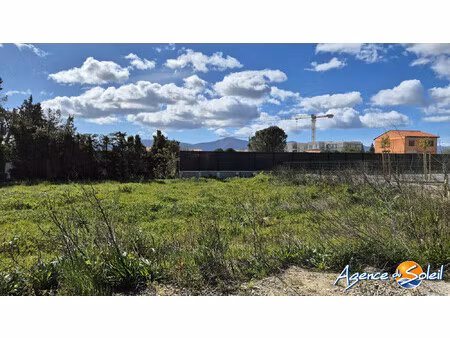 achat terrain 232m² elne 66200