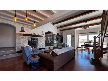 maison 3 faces avec terrasse 47 m2 et dépendances terrain