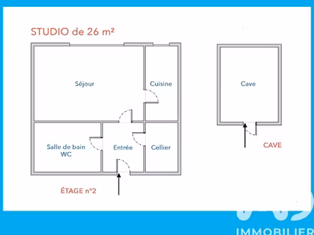 vente studio 1 pièce