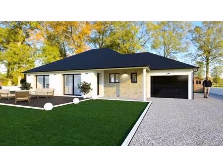 terrain avec maison neuve à vendre