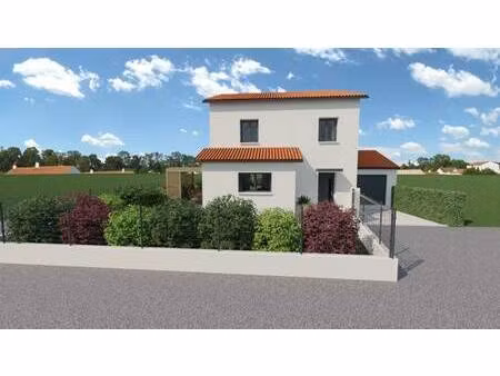 terrain avec maison neuve à vendre