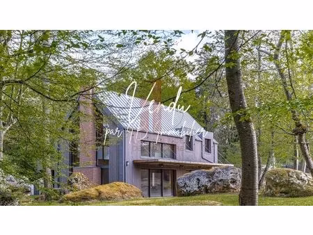 barbizon propriete d'architecte 240m² jardin arbore de 4000 m² en lisiere de foret