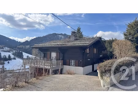 vente chalet 5 pièces 90 m² à la clusaz (74220)  789 000 €