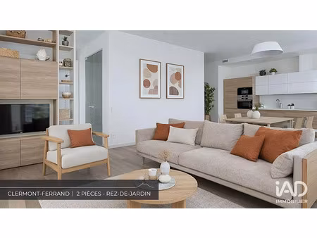 vente appartement 2 pièces 45 m² à clermont-ferrand (63000)  183 000 €