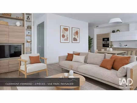 vente appartement 2 pièces 46 m² à clermont-ferrand (63000)  199 900 €