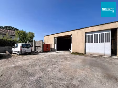 dépôt + bureau - idéal artisans - 210 m² - cour 400 m² - cuzieu !
