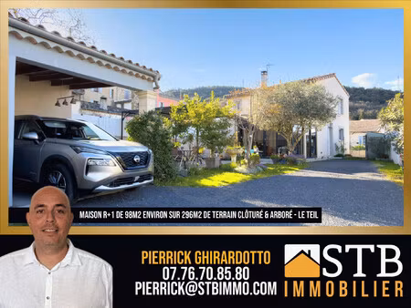 maison récente de 2015 avec véranda et dépendance au teil