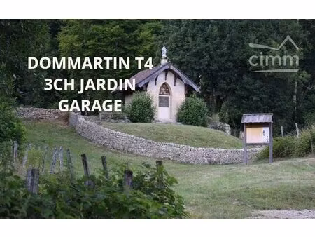 dommartin t4 avec garage et jardin