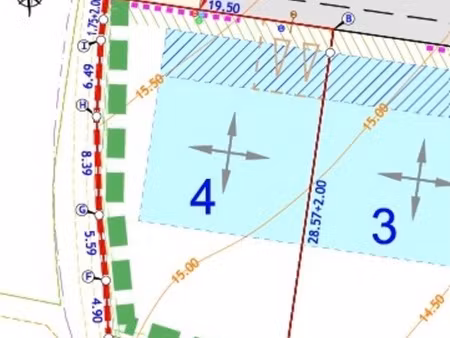 terrain 530m2 - bourg de st philibert