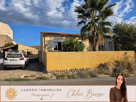 murviel-les-beziers - maison t3 de 82m2 sur 293 m2 avec dependance de 40 m2