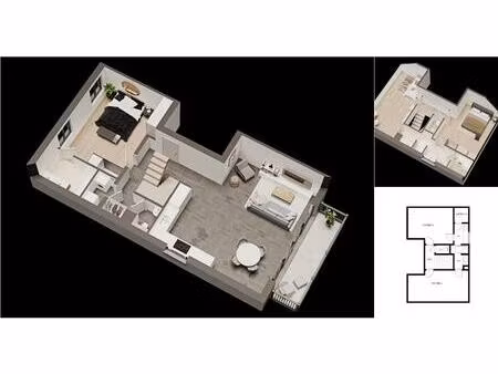 duplex à vendre à chaussée de hannut 96 jodoigne (vbe03452)