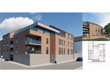 appartement à vendre avec garage et terrasse   le roeulx (vbe03362)