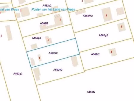 terrain à vendre à de klinge € 15.000 (lmlon) - van hoye vastgoed sint-pauwels | zimmo