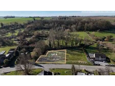 terrain à bâtir de 1421m² haccourt - libre de constructeur
